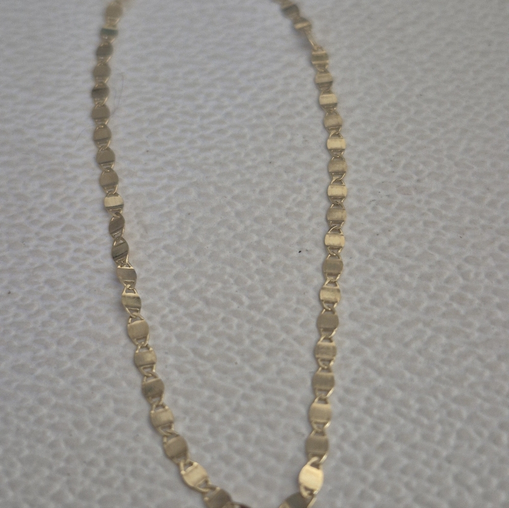 14kt Gold Mirror  6.5 Inch bracelet